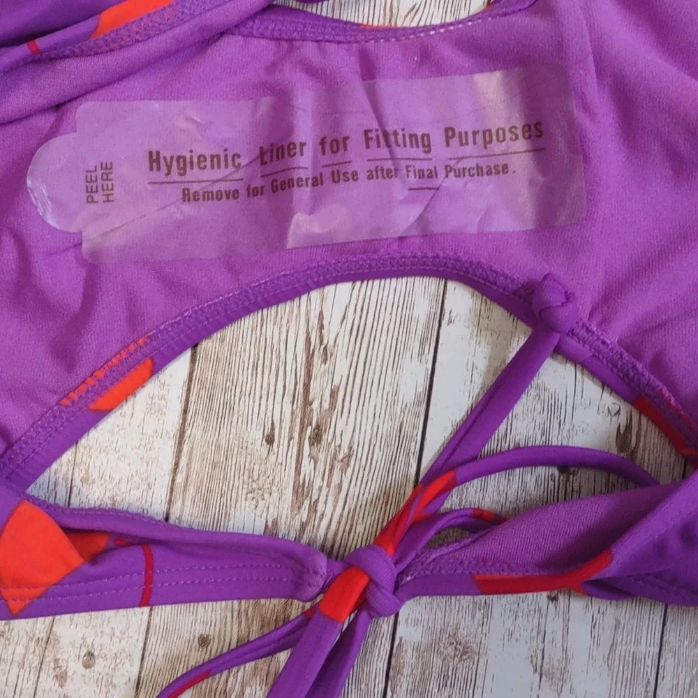 Old Navy Side Tie Swim Bikini Bottom XL Purple - Picture 5 of 7